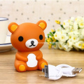 Cute Md-Bear Cartoon Portable Travel Charger Battery,Power Bank